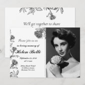 Elegant Fotoviering van de begrafenis van de herde Kaart (Voorkant / Achterkant)