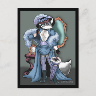 Elegant Fox Briefkaart
