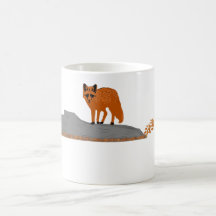 🦊 Elegant Fox Coffee Mug 