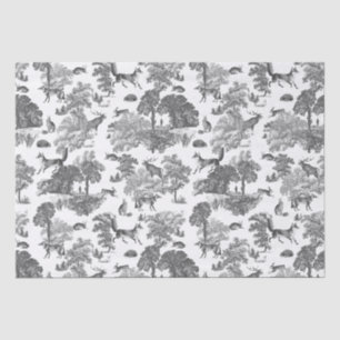 Elegant Fox Konijn Country Toile Tissuepapier