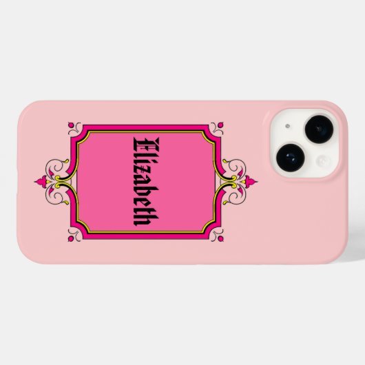 Elegant Framed Book Bord Case-Mate iPhone Case (Achterkant (horizontaal))