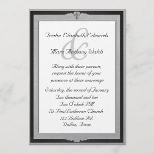 Elegant Framed Wedding Uitnodiging