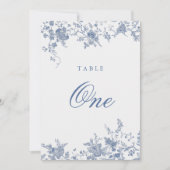 Elegant Frans Bloemen Jouy Tafelnummer (Voorkant)