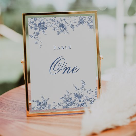 Elegant Frans Bloemen Jouy Tafelnummer