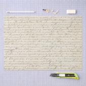 Elegant  Frans handgeschreven Letter-script Tissuepapier (Craft)