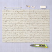 Elegant  Frans handgeschreven Letter-script Tissuepapier (Craft)