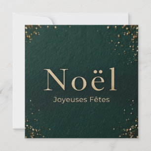 Elegant Frans Noël Joyeuses Fêtes Kerstmis Feestdagenkaart