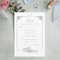 Elegant Frans Rococo Bloemen Lijst