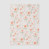 Elegant Frans Shabby Chic Floral Art Pattern Tissuepapier (Voorkant)