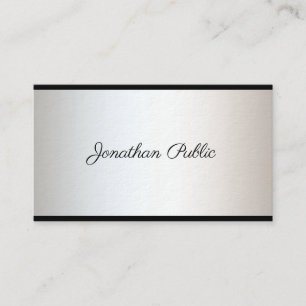 Elegant Freehand Script Modern Stijlvolle Luxe Visitekaartje