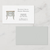 Elegant French Chest Visitekaartje (Voorkant / Achterkant)