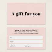 Elegant Fresh Pastel Bold Beauty White Stripes Visitekaartje (Voorkant /achterkant)