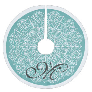 Elegant Frontier Country Style White Faux Lace Kerstboom Rok