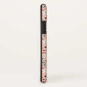 Elegant froral roze Case-Mate iPhone case (Achterkant/rechts)