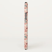 Elegant froral roze Case-Mate iPhone case (Achterkant / rechts)