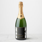 Elegant Fruit Mousserende BlackBerry Wijn Label Sparkling Wijnetiket (Voorkant)