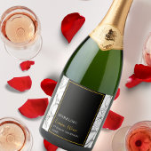 Élégant Fruit Sparkling Lemon Lime Étiquette de vi