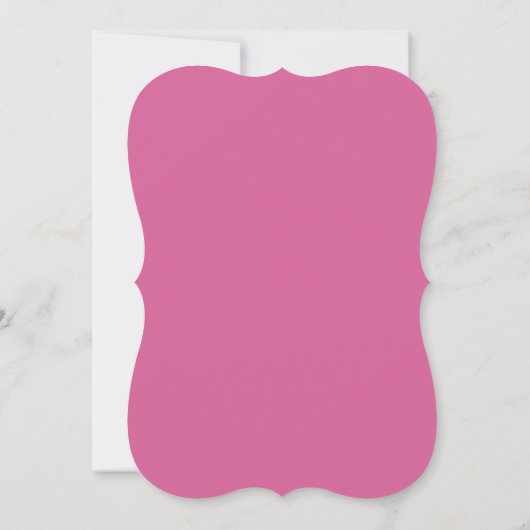 Elegant Fuchsia Bat Mitzvah Uitnodiging (Achterkant)