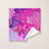 Elégant Fuchsia et bleu foncé Limelight Hydrangea (Gant de toilette)