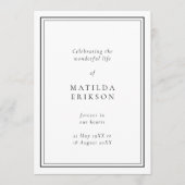 Elegant Funeral | Klassieke dienstregeling Programma (Voorkant)