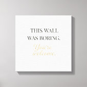 Elegant Funny Wall Canvas – Minimal Decor Art (Voorkant)