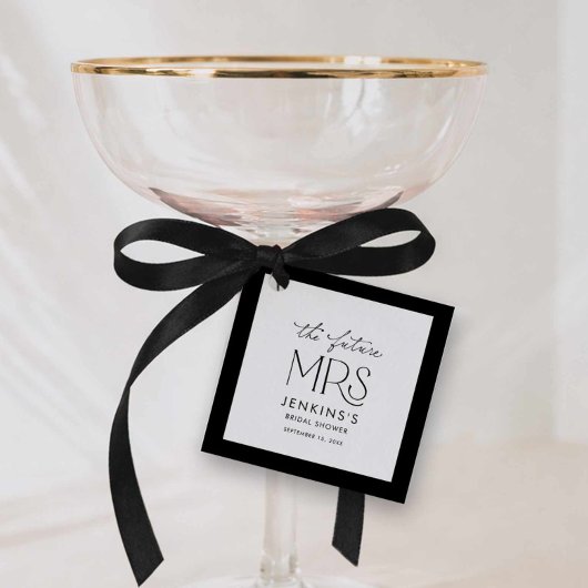 Elegant Future Mrs Bruidsfeestje Bedankjes Labels