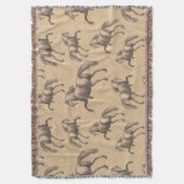 Elegant Galloping Spanish Horse Deken (Voorkant Verticaal)