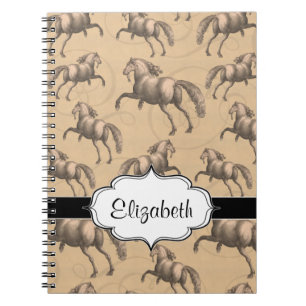 Elegant Galloping Spanish Horse Notitieboek