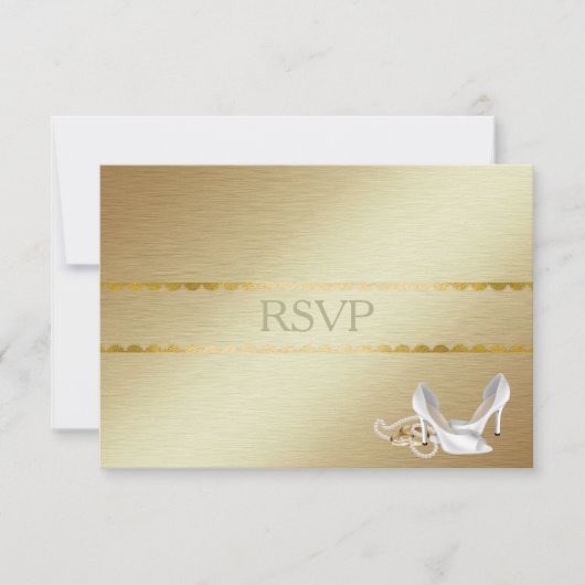 Elegant gay Wedding RSVP (Voorkant)