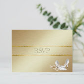 Elegant gay Wedding RSVP (Staand voorkant)