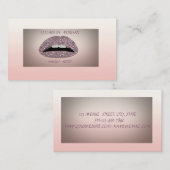 Elegant, geavanceerde, moderne lips visitekaartje (Voorkant / Achterkant)