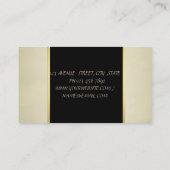 Elegant geavanceerde moderne visitekaartje (Achterkant)