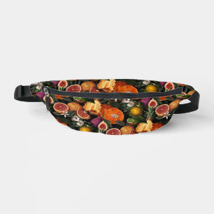 Elegant geel citrus sinaasappels vruchten patroonp heuptasje