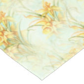 Elegant Geel Daffodils Floral Flower Tafelkleed (Gekanteld)