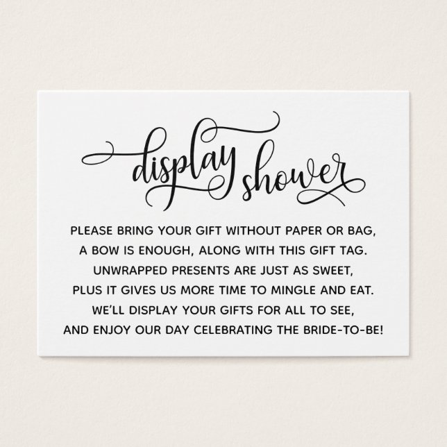 Elegant Geen Vrijgezellenfeest met cadeau Label vo Visitekaartjes (Voorkant)