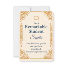 Elegant Gefeliciteerd Kaart voor een opmerkelijke