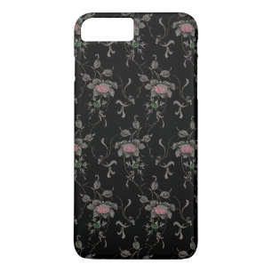 Elegant  gegraveerde Rozen iPhone 8 Plus / 7 Plus Hoesje