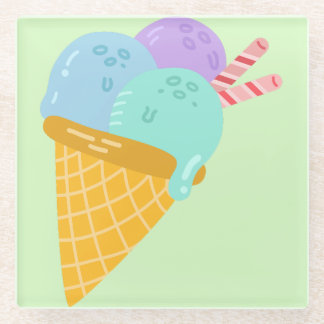 Elegant Gelato Glass Onderzetter Glazen Onderzetter