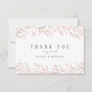 Elegant geled roos goud botanisch bedankt
