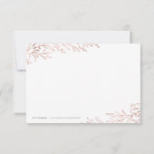 Elegant geled roos goud botanisch bedankt (Achterkant)