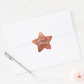 Elegant gelooft alleen maar dat de roze glitter va ster sticker (Envelop)
