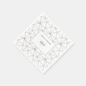 Elegant Geometric Pattern Wedding Servet (Hoek)