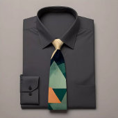 Elegant geometrisch Stropdas met driehoeken