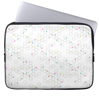 ELEGANT GEOMETRISCHE MOLECULE LAPTOP SLEEVE