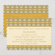 Elegant gepatterd goud en crème