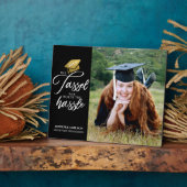 Elegant gepersonaliseerd Afstuderen Foto Plaque Fotoplaat (Zijkant)