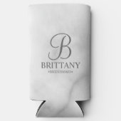 Elegant gepersonaliseerd monogram Bridesmaid Seltz (Voorkant)