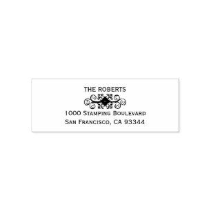 Elegant gepersonaliseerd retour naam adres  zelfinktende stempel