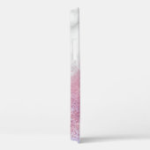 Elegant gepersonaliseerd roos goud glitter marmer  Case-Mate iPhone case (Achterkant / Rechts)