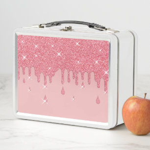 Elegant gepersonaliseerd roze glitter-effect Spark